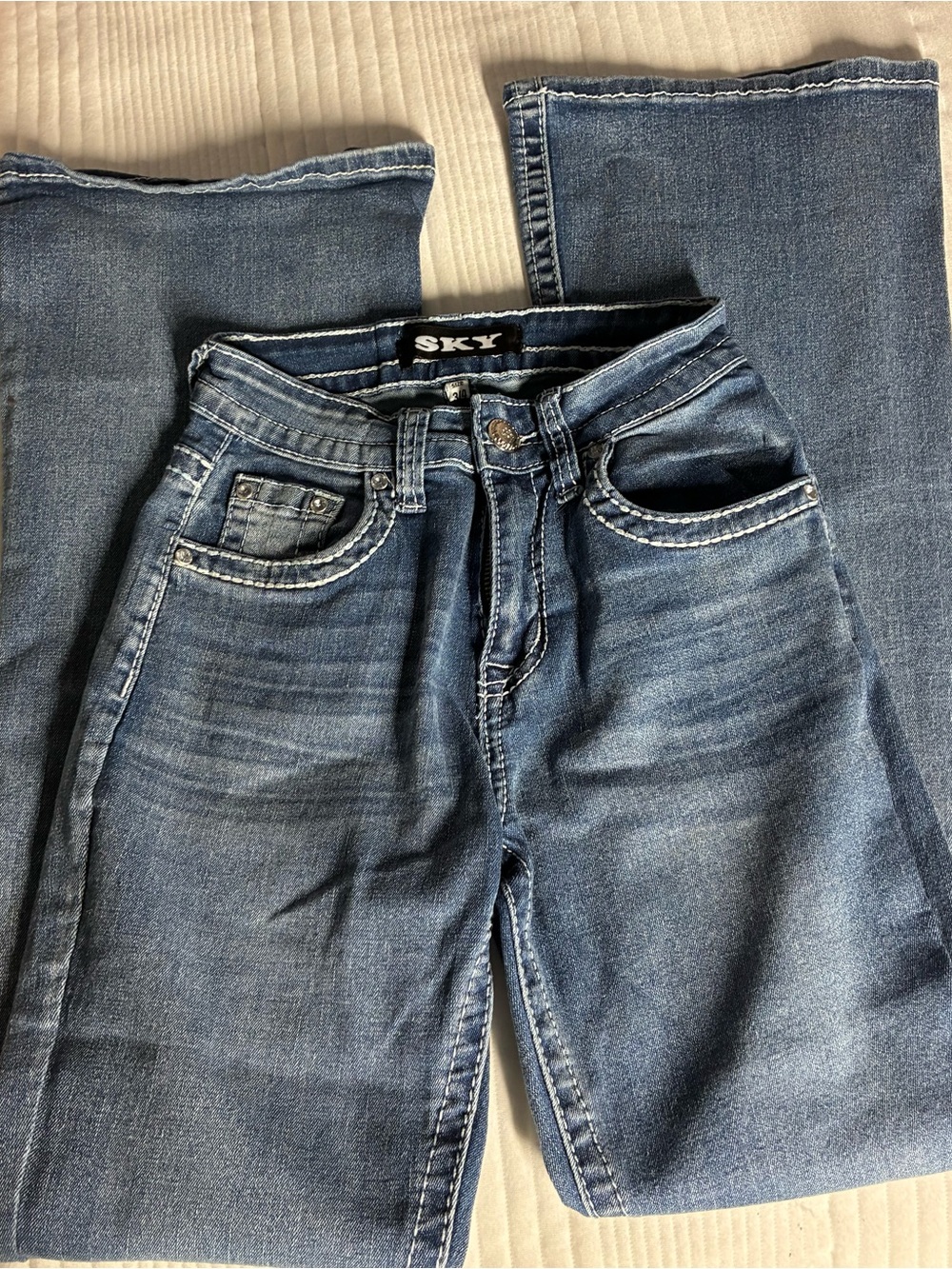 Sky Women’s Blue Boot Cut Jeans